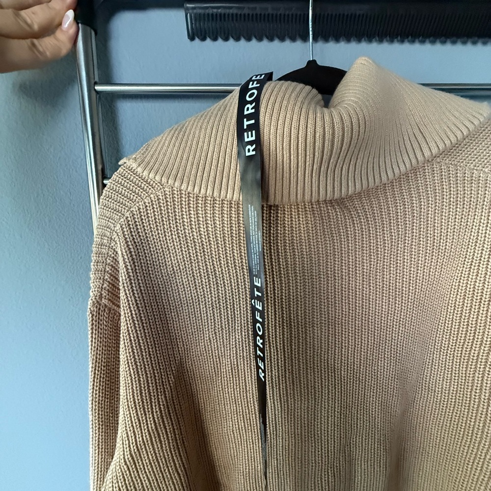 SER.O.YA Beige Ribbed Knit Sweater - Picture 9 of 9